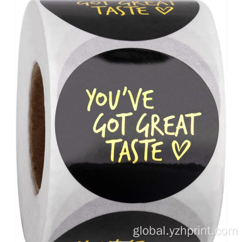 Sticker Printing Near Me Great taste Stickers Other Logo Stickers Clear Label Supplier